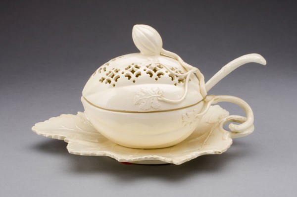 Tureen and Stand with Ladle, 1780/90, Leeds Pottery, English, founded 1756, Yorkshire, Lead-glazed