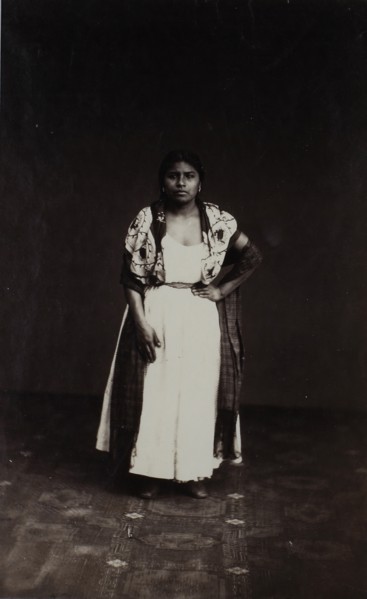 Study of Indian Girl, Mexico, c. 1864, Imprimerie d’Aubert et Cie. (Aubert & Co.), French, 19th