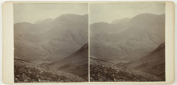 Untitled (Esk House from Green Gable), 1860s, Albumen print, stereo, 8.3 × 7.7 cm (each image), 8.6