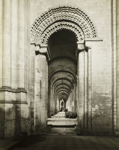 Ely Cathedral: South Aisle to East, from Southwest Transept, 1891, Frederick H. Evans, English,