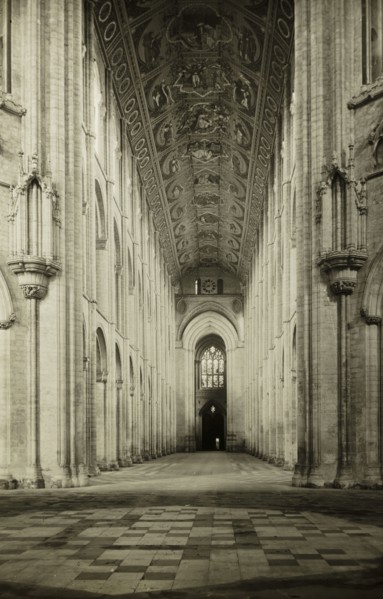 Ely Cathedral: Nave, to West, c. 1891, Frederick H. Evans, English, 1853–1943, England, Lantern