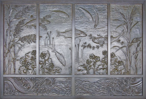 Fountain Panel, 1871, Designed by Thomas Jeckyll, English 1827–1881, Made by Barnard, Bishop and
