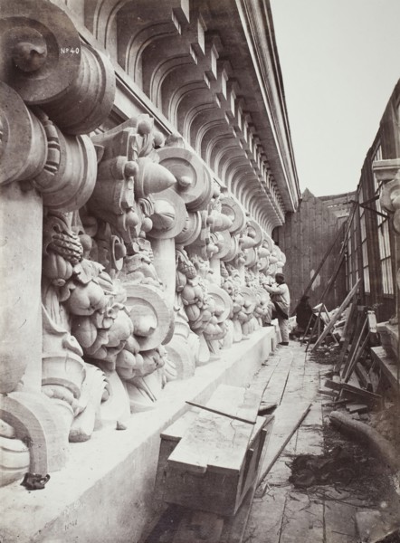 Stage Frieze and Cornice, c. 1870, Louis-Emile Durandelle, French, 1839–1917, France, Albumen