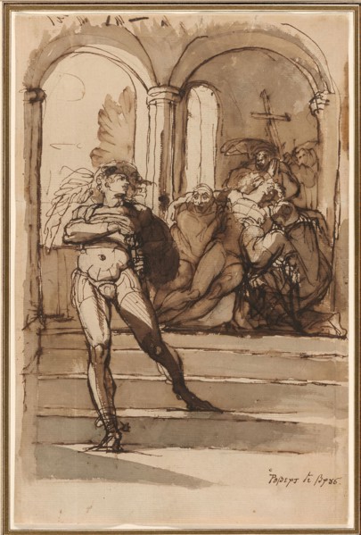 The Slaying of Red Comyn by Robert the Bruce, 1810–16, Henry Fuseli, Swiss, active in England,