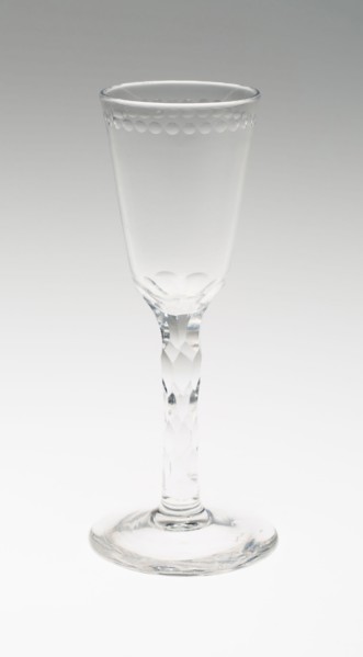 Ale Glass, c. 1780, England, Glass, 17.1 × 7.3 cm (6 3/4 × 2 7/8 in.)