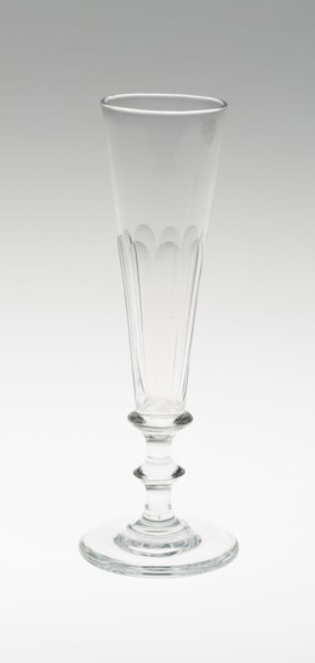 Flute, c. 1850, England, Glass, 19.1 cm (7 1/2 in.)