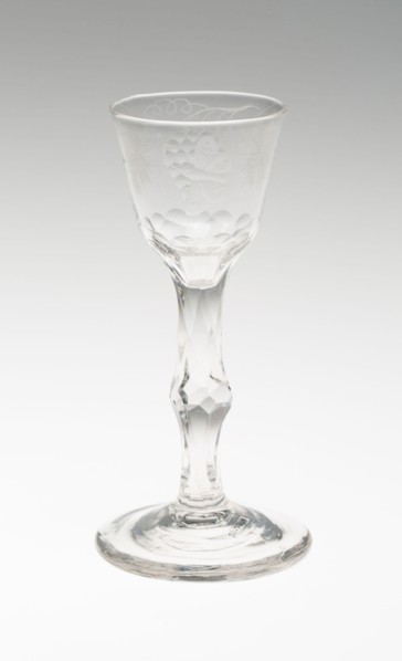 Wine Glass, c. 1790, England, Glass, 14.6 cm (5 3/4 in.)