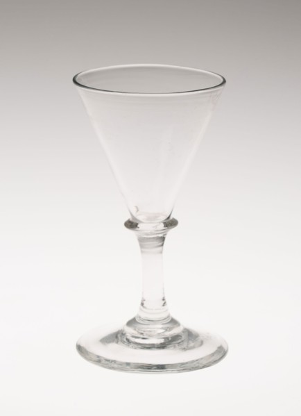 Wine Glass, c. 1720, England, Glass, 13.9 cm (5 1/2 in.)