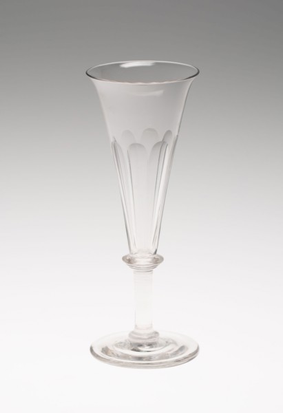 Flute, c. 1820/30, England, Glass, 16.5 cm (6 1/2 in.)