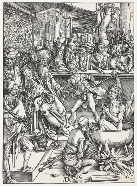 The Martyrdom of Saint John, from The Apocalypse, 1495–99, Albrecht Dürer, German, 1471-1528,