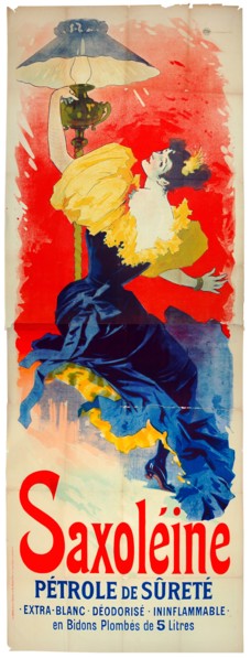 Saxoleine, 1893, Jules Chéret (French, 1836-1932), printed by Imprimerie Chaix, France, Color
