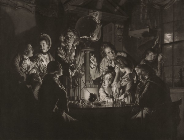 A Philosopher Shewing an Experiment on the Air Pump, 1769, Valentine Green (English, 1739-1813),