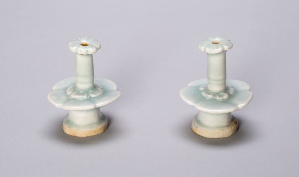 Pair of Miniature Candlestands with Petal-lobed Nozzles, Southern Song dynasty (1127–1279), late