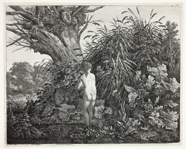 Nymph in a Marshy Woodland, 1800, Carl Wilhelm Kolbe, the elder, German, 1759-1835, Germany,
