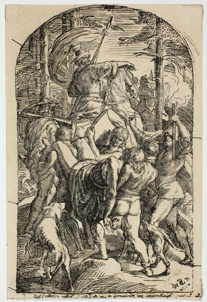 Hagen Leaves Siegfried’s Body to be Carried Home from the Forest, n.d., Julius Schnorr von