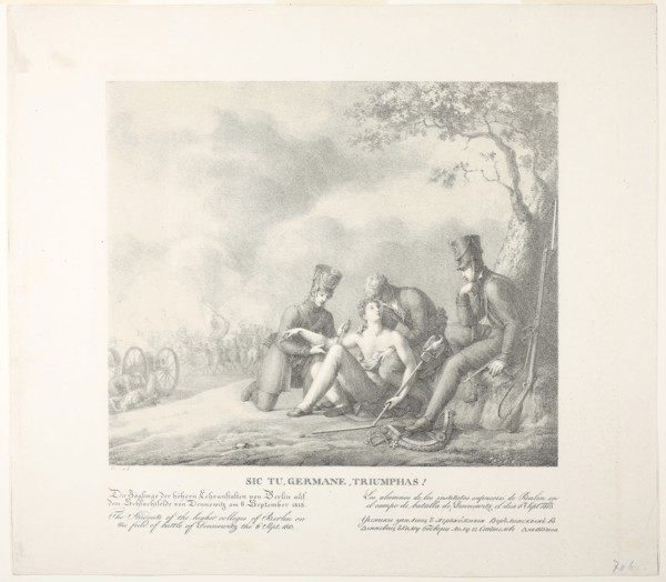 So you, German, Triumph!, c. 1814, Marie Electrine Stuntz, German, 1797-1847, Germany, Tint