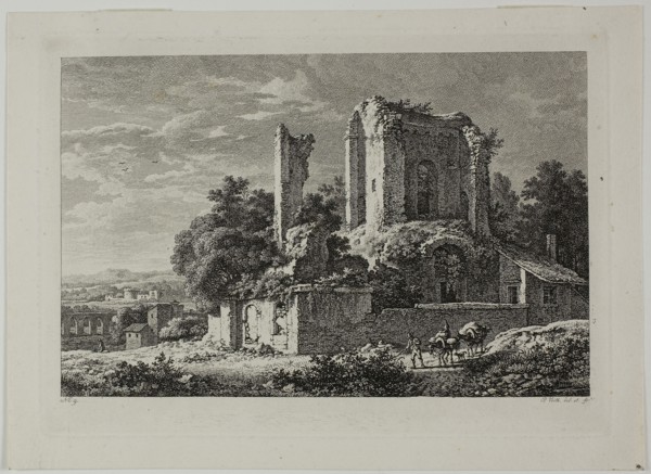 Italianate Landscape, 1822/24, Philipp Veith, German, 1768-1837, Germany, Etching on wove paper,
