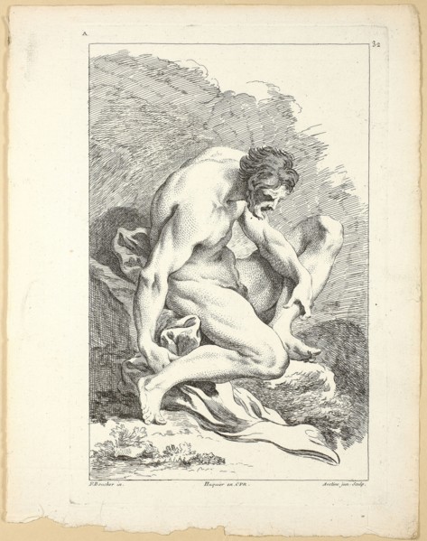 Figure, from Premier livre de figures d’Academies gravées en Partie par les Professeurs de l’