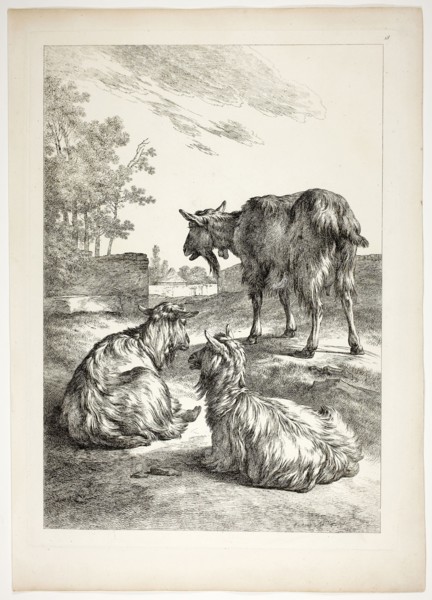 Plate Eighteen of 38 from Oeuvres de J. B. Huet, 1796–99, Jean Baptiste Huet, French, 1745-1811,