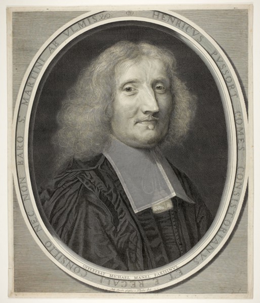 Henri de Pussort, 1675, Antoine Masson, French, 1636-1700, France, Engraving on paper, 538 × 447 mm