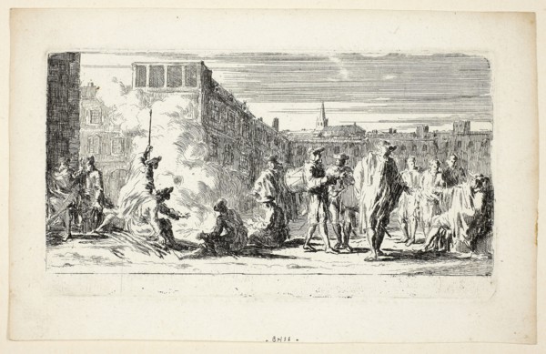 The Encampment, c. 1675, Joseph Francois Parrocel, French, 1704-1781, France, Etching on paper, 89