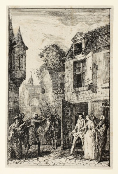 One Never Thinks About It At All, 1761, Gabriel Jacques de Saint-Aubin, French, 1724-1780, France,