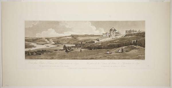 View from Palace Terrace at Saint Germain on Laye, from Twenty Views in Paris and its Environs,