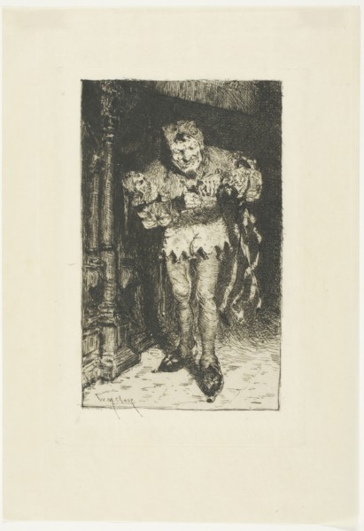Keying Up, c. 1885, William Merritt Chase, American, 1849-1916, United States, Etching on cream