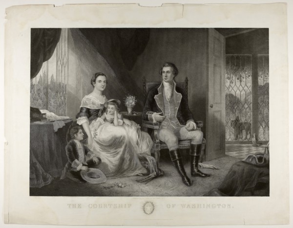 The Courtship of Washington, 1860, John C. McRae, American, active 1855–1880, United States,