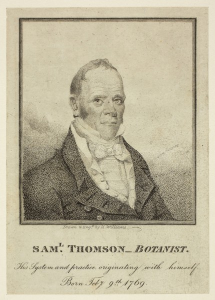 Sam’l. Thomson, Botanist, n.d., Henry Williams, American, 1787-1830, United States, Engraving and