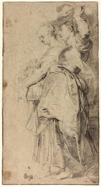 Lot’s Daughters Fleeing Sodom, 1615/20, Lucas Vorsterman (Flemish, 1595–1675), after and with