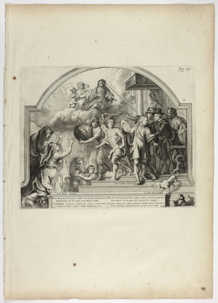 Philip IV Appointing Prince Ferdinand Governor of the Netherlands, plate 25 from Casperius