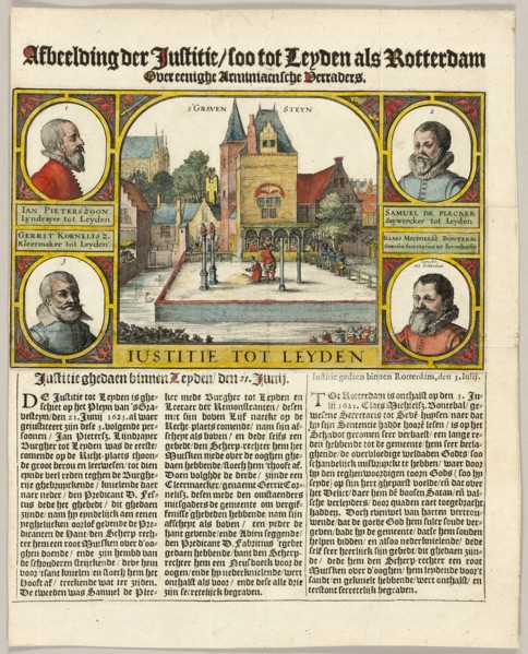 Execution of Arminians in Leiden, 1623, Claes Jansz. Visscher, Dutch, 1587–1652, Netherlands,
