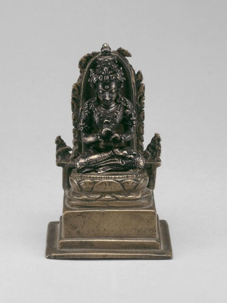 Mahavairochana, 9th/10th century, Indonesia, Central Java, Central Java, Silver and copper alloy, 8