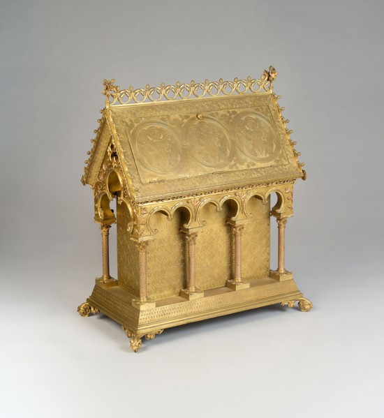 Reliquary, c. 1851, Eugène Emmanuel Viollet-le-Duc, French, 1814-1879, Made by Louis Bachelet,