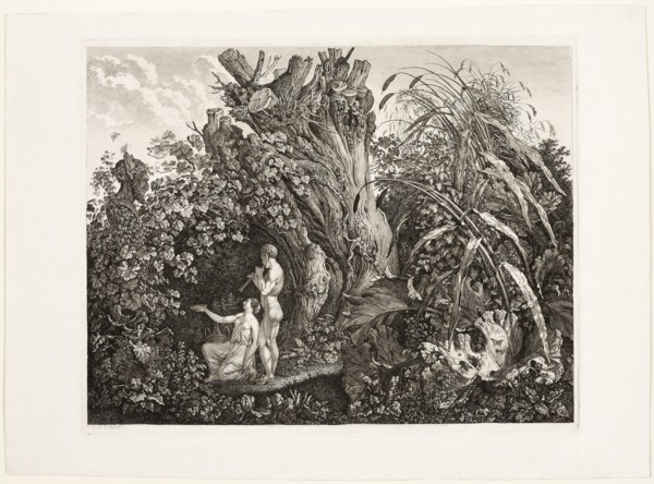 The Sacrifice of Pan, 1808/15, Carl Wilhelm Kolbe, the elder, German, 1759-1835, Germany, Etching