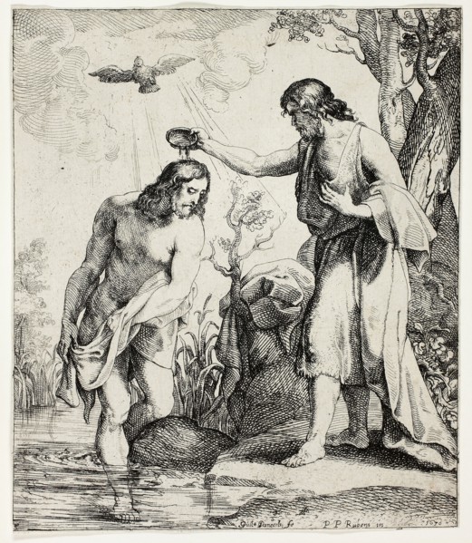 The Baptism of Christ, 1630, Willem Panneels (Flemish, c. 1600–c. 1632), after Peter Paul Rubens