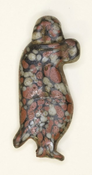 Amulet of Taweret, New Kingdom, Dynasty 18, reign of Akhenaten (about 1352–1336 BC), Egyptian,