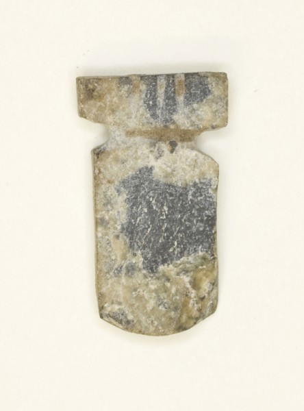 Inlay (?) in form of a Cartouche, New Kingdom or later,  Dynasties 19– (1295 BC–?), Egyptian,
