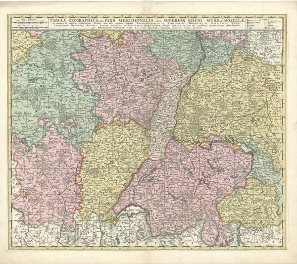 Map, Nicolaes Jansz. Visscher (1618-1679), Copperplate print