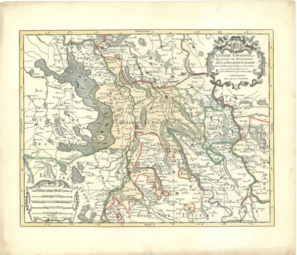 Map, Gueldre espagnole, ou quartier de Ruremonde dans le duché de Gueldre, Guillaume Sanson