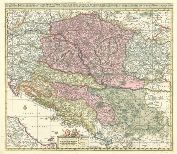 Map, Nicolaes Jansz. Visscher (1618-1679), Copperplate print