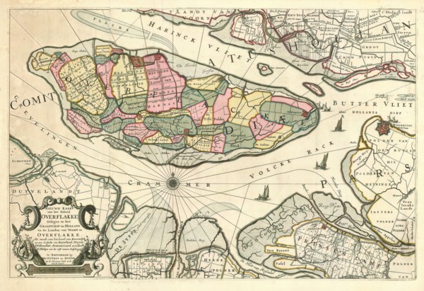 Map, Copperplate print