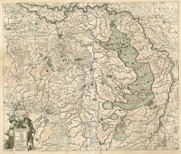 Map, Brabantiae pars Orientalis continens territoria Oosteruici, Maselandiae, Campiniae,