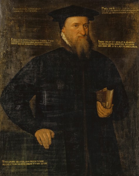 Portrait of Johannes Brandmüller, 1589, oil on canvas, 88 x 70 cm, not specified, but dated.,