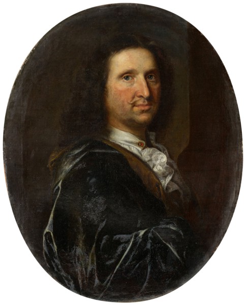 Portrait of Doctor Franz Platter (1645-1711), oil on canvas, 90 x 60 cm, unmarked, Johann Rudolf