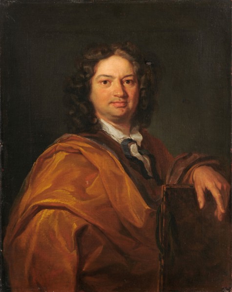 Portrait of an unknown artist, 1703, oil on canvas, 52 x 41 cm, signed and dated JRHuber pinxit, A.