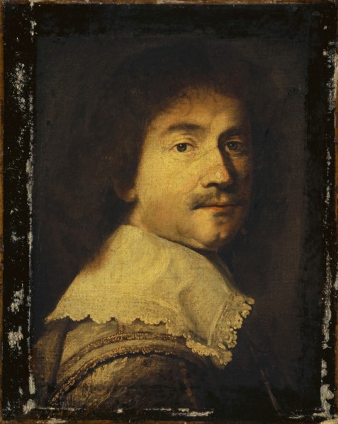 Half-length portrait of a young man, oil on canvas, 50 x 40 cm, unmarked, Ferdinand Bol, (Art /