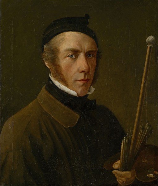 Selfportrait, c. 1825, oil on canvas, 61 x 52 cm, unmarked, Jakob Christoph Miville, Basel