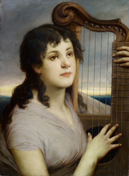 Mignon, 1900, oil on canvas, 59 x 43 cm, signed and inscribed lower right: G. Max. Mignon, Gabriel